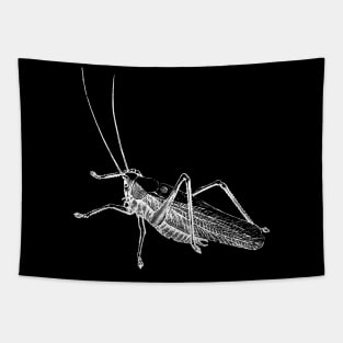 Dramabite Vintage grasshopper illustration Tapestry