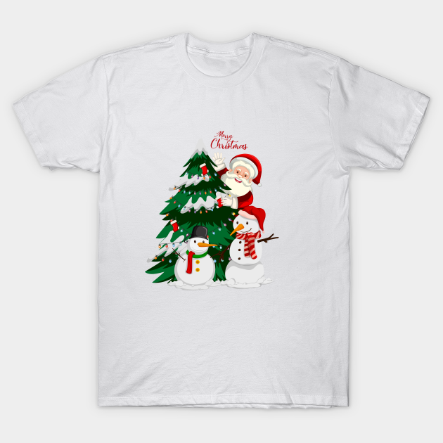 Discover chrismas tree santaclaus - Chrismas Tree - T-Shirt