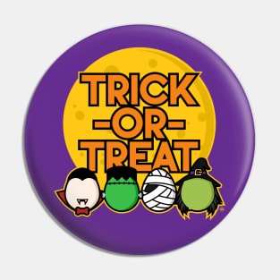 Egghead Trick-or-Treat Pin