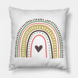 Boho rainbow Pillow