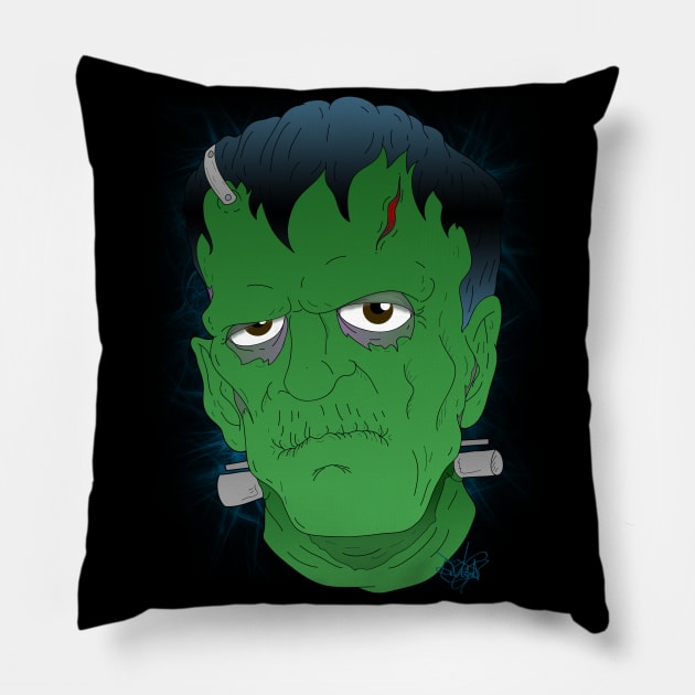 It's Fronk'en'steen! Pillow by schockgraphics