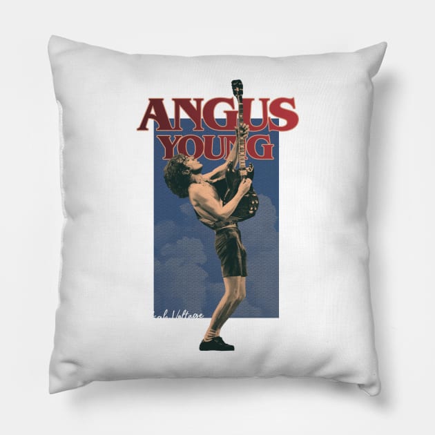 Angus Young High Voltage Pillow by gwpxstore