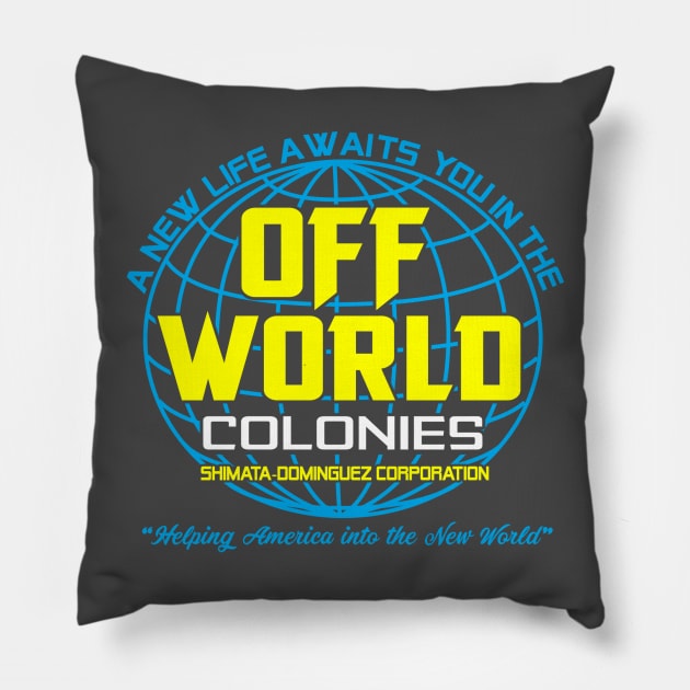 Off world Pillow by carloj1956