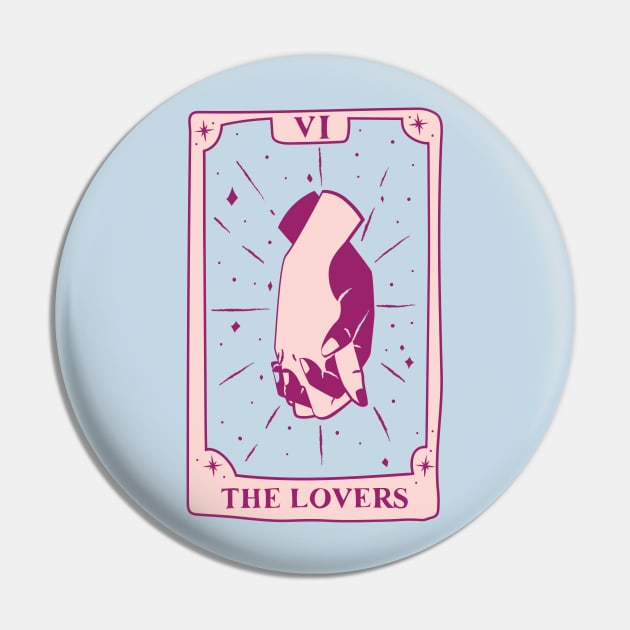 Lovers Tarot Card Pin by Moshi Moshi Designs