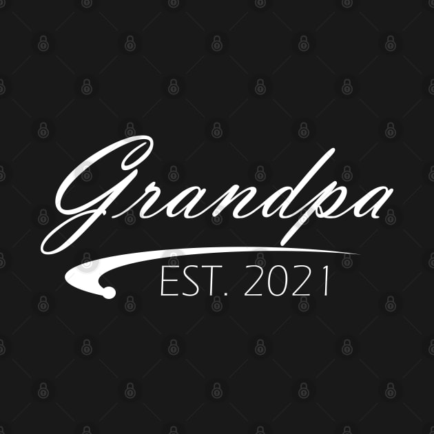 Grandpa Est. 2021 by KC Happy Shop