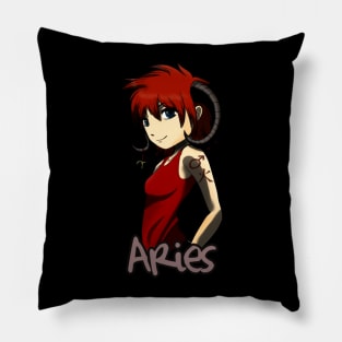 aries zodiac Pillow