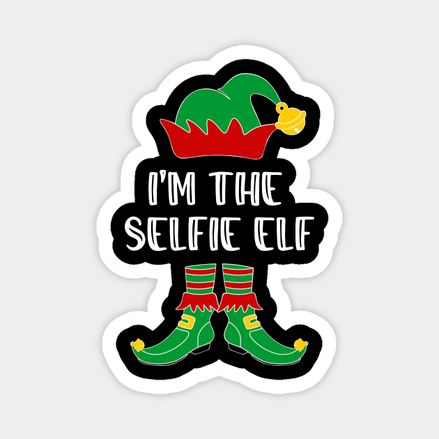 I'm The Selfie Elf Matching Family Group Christmas Magnet by SloanCainm9cmi