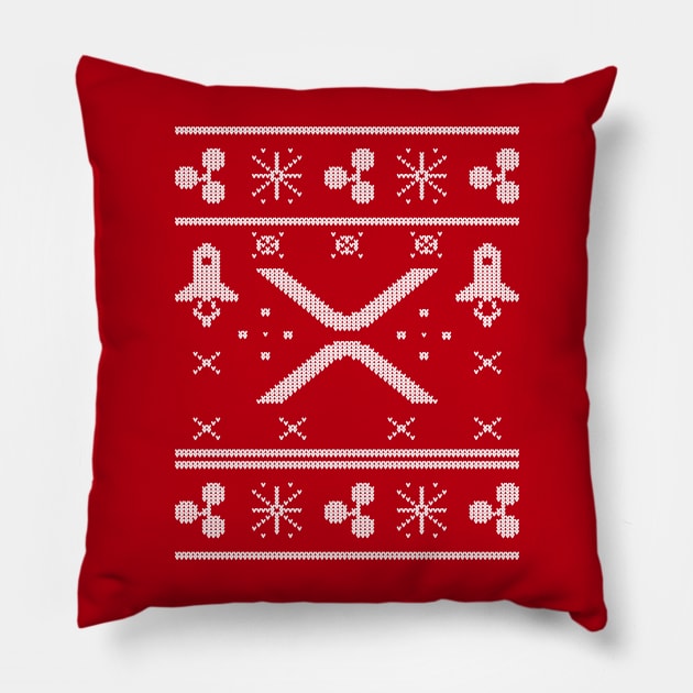 XRP Christmas Pillow by Ranter2887