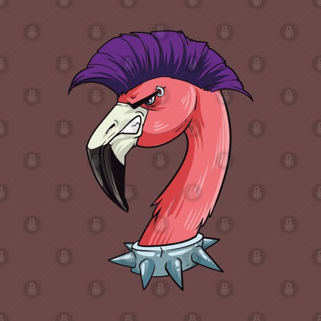 Punk-Flamingo by gdimido
