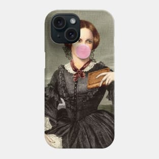 Bubble Gum Charlotte Brontë Phone Case