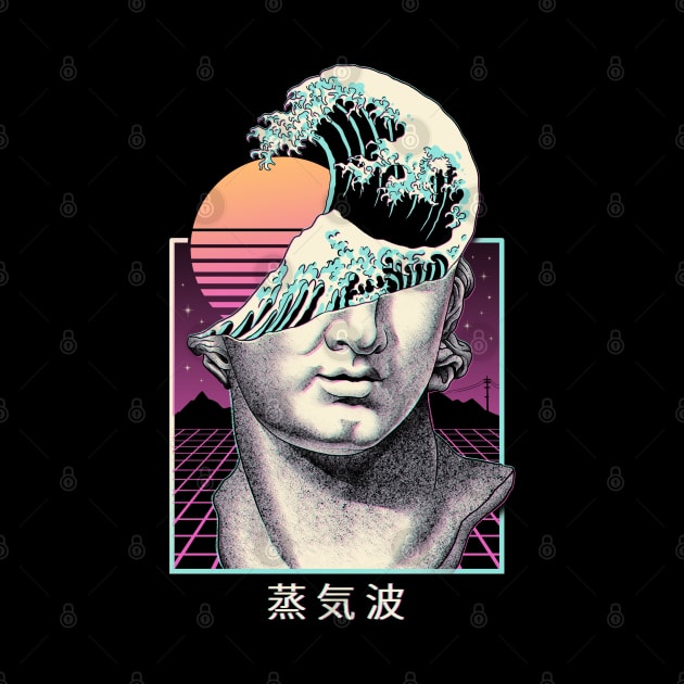 Great Vaporwave Back Print by Vincent Trinidad Art