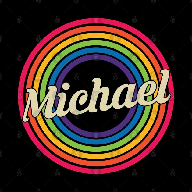 Michael - Retro Rainbow Style by MaydenArt