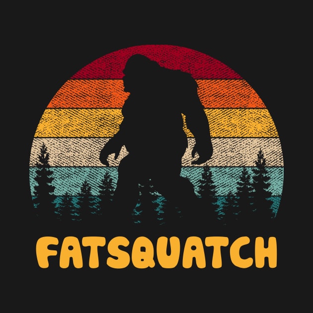 Vintage Fatsquatch Funny Bigfoot Sasquatch by alexanderahmeddm