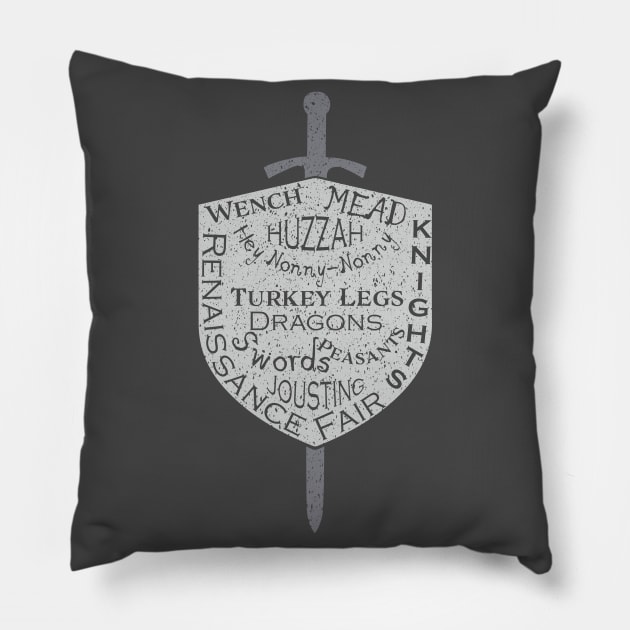 Ren Fest Costume Sword Pillow by LovableDuck