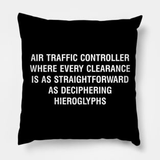 Air Traffic Controller Pillow