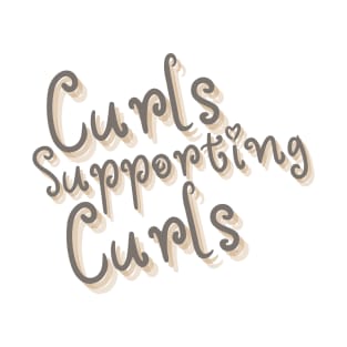 Curls Supporting Curls v13 T-Shirt