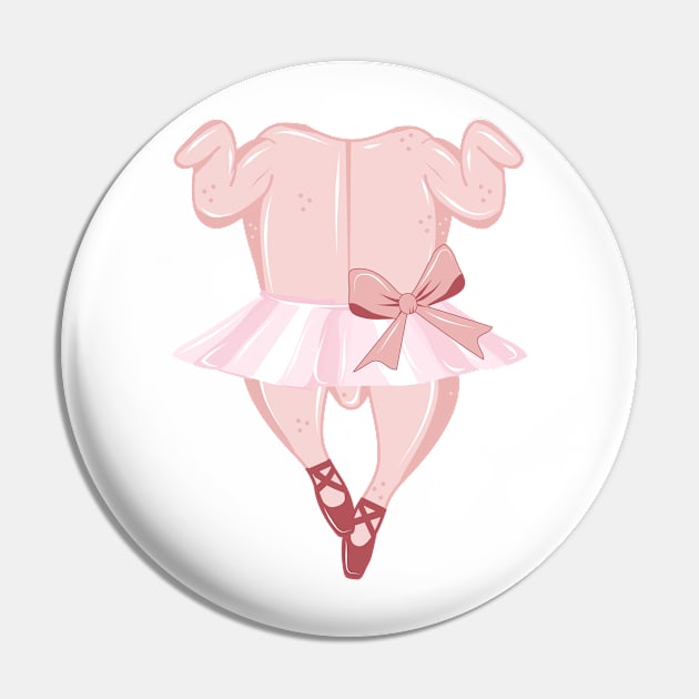 Ballerina roast chicken with tutu and ballet shoes Pin by Kisho