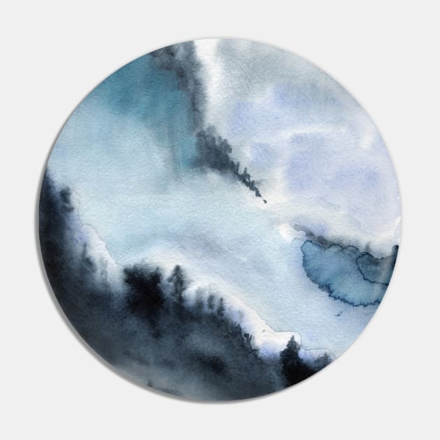 Watercolor landscape sky clouds Pin by Olga Berlet