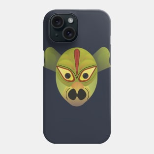 Ethnic bird demon mask Phone Case