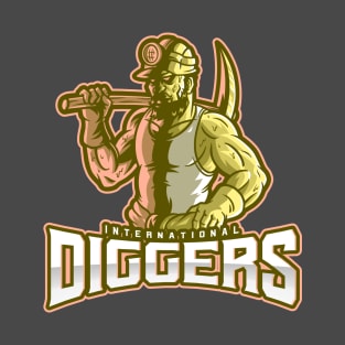 International Diggers and Construction T-Shirt