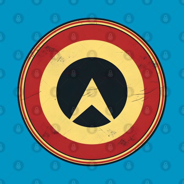 Be Your Own Hero Logo - Retro Superhero Style by Dazed Pig