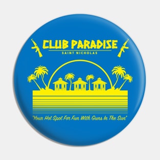 Club Paradise: Saint Nicholas (yellow) Pin