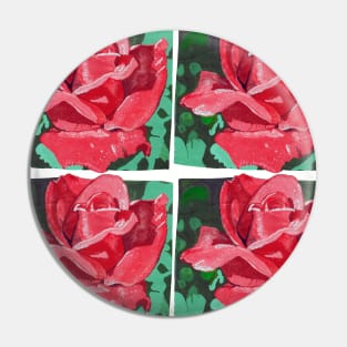 Red rose Pin