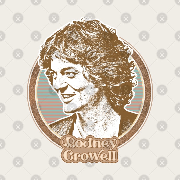 Rodney Crowell //// Retro Fan Art Design by DankFutura