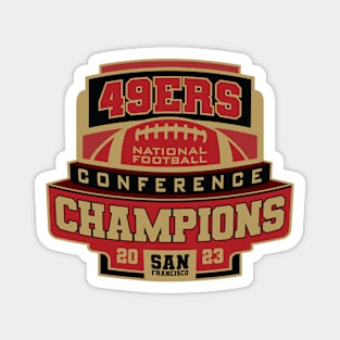 49ers NFC Champs 2023 Magnet