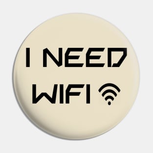 I need Wifi black text Pin