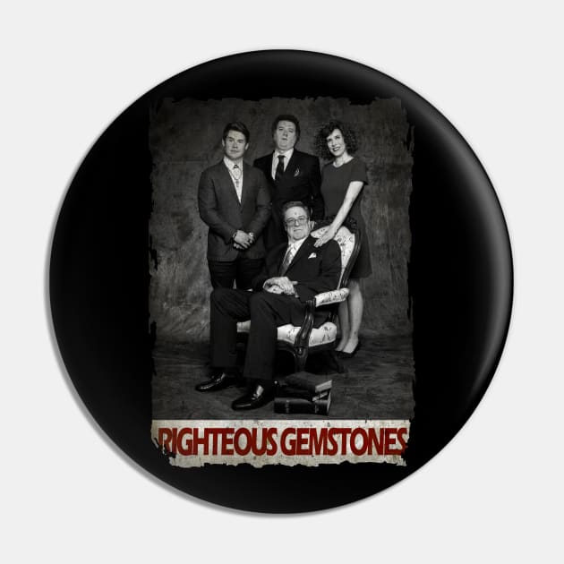 Righteous Gemstones Pin by WHITE ANGEL STUDIO