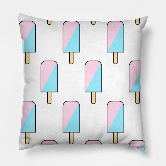 Ice cream pattern Pillow by DarkoRikalo86