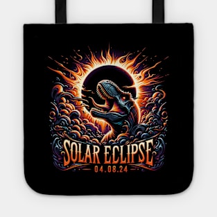 Solar Eclipsed Dino Tote