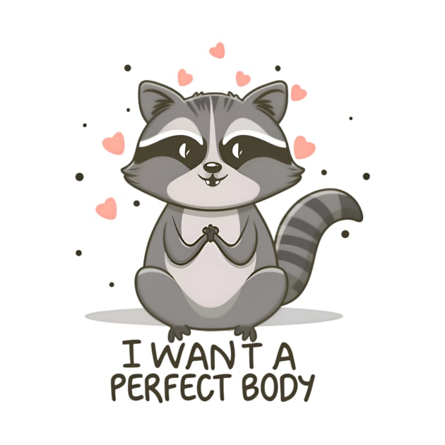 Cute and lovely raccoon by Tee.gram
