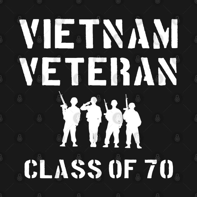 Vietnam Veteran Class of 70 by Dirty Custard Designs 