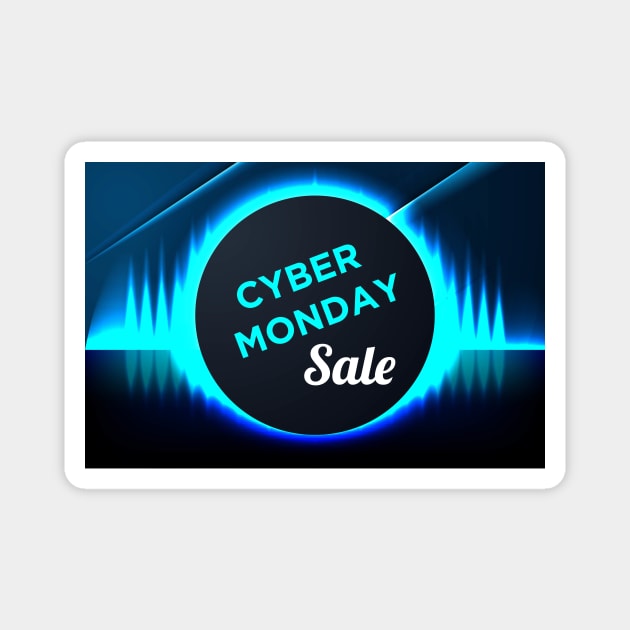 Cyber Monday Magnet by Hashop