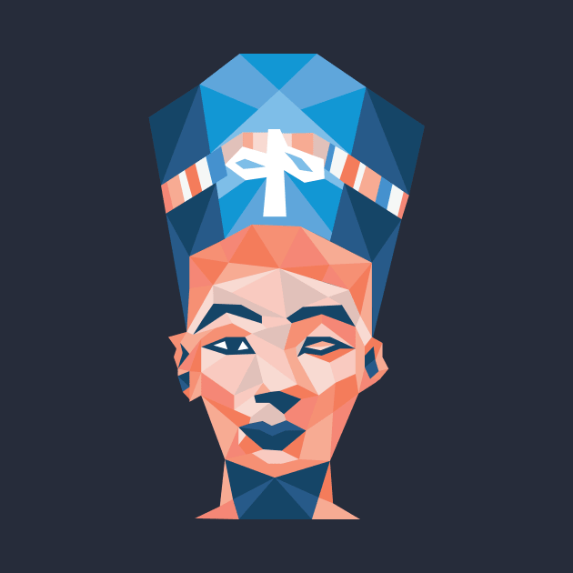 Geometric Nefertiti by COLeRIC