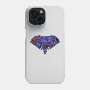 Glam Rainbow Metallic Elephant Phone Case