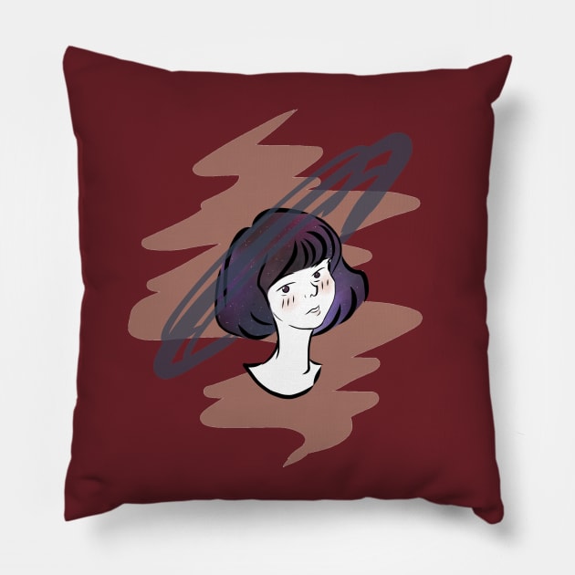 Saturn Siren Pillow by storiesofbadhairandmakeup