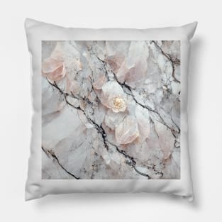 Rose crystal marble II Pillow