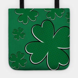 Leaf clover. Lucky clover Tote