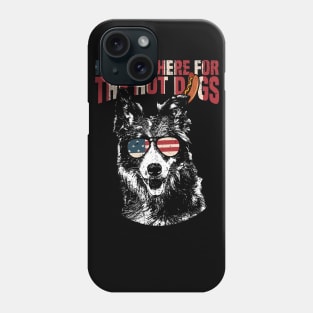 Border Collie Shirt Funny 4th of July Phone Case