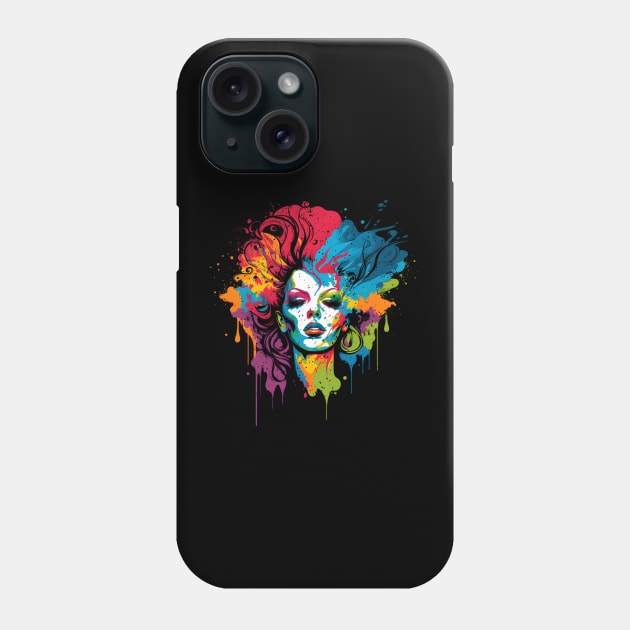 Drag Queen LGBTQ Pride Rainbow Support Drag Queens Phone Case by Daytone