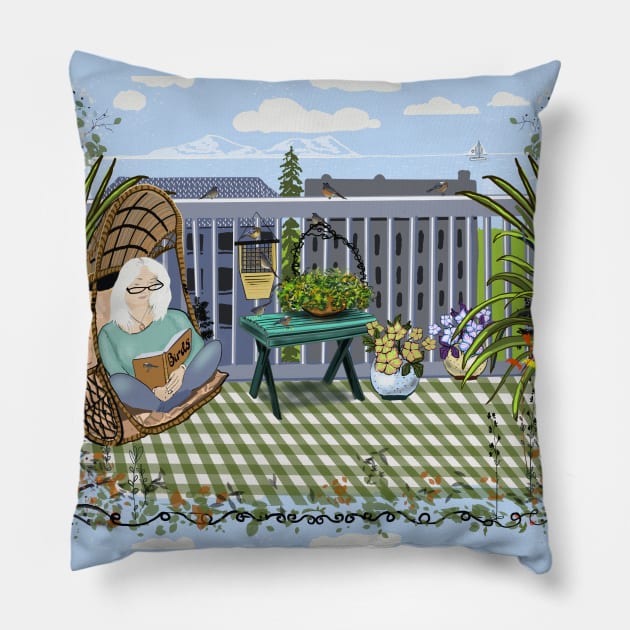 Urban Sanctuary Pillow by Salzanos