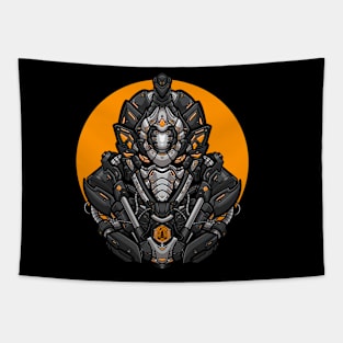 Zodiac scorpio mecha head Tapestry