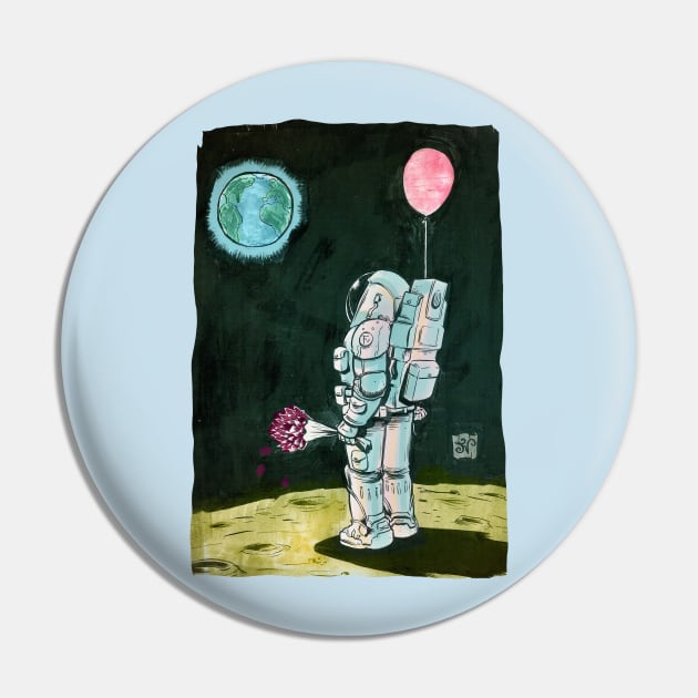 Astronaut Pin by francoviglino