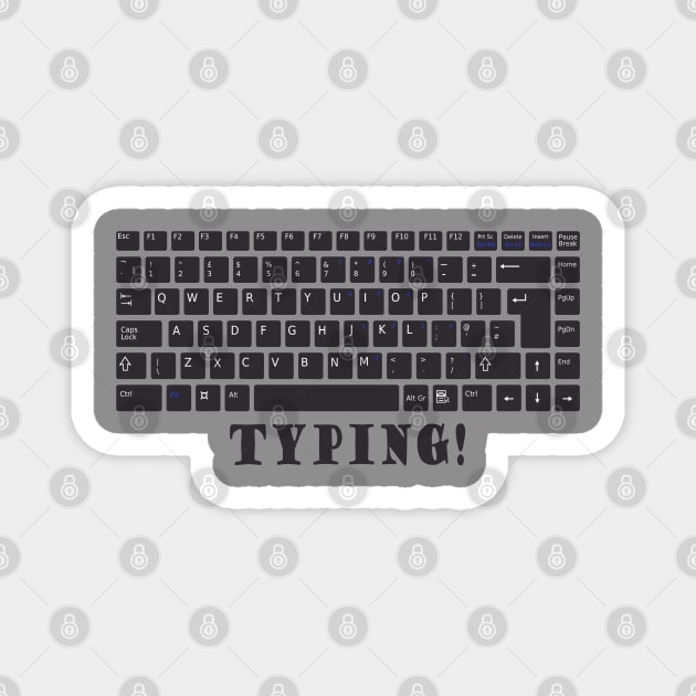 typing Magnet by carismashop