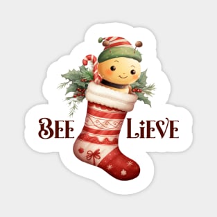 Funny Christmas Bee Quote Magnet