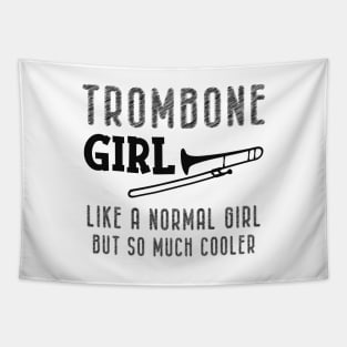 Trombone girl - like a normal but so much cooler Tapestry
