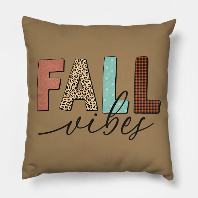 Fall Vibes Pillow by Erin Decker Creative